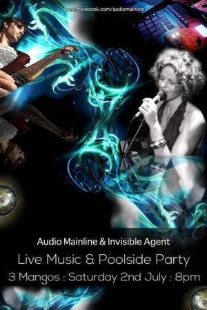 Ambient / Jazz Electronica with Invisible Agent (Warren Daly) Steel Percussion (Roberto Traina) & Guitars (Hal FX)