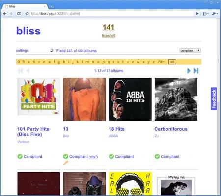 bliss mp3 tagger