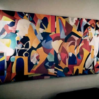 Painting by Adrianna Snochowska. WASH Triptych limited edition booklet.